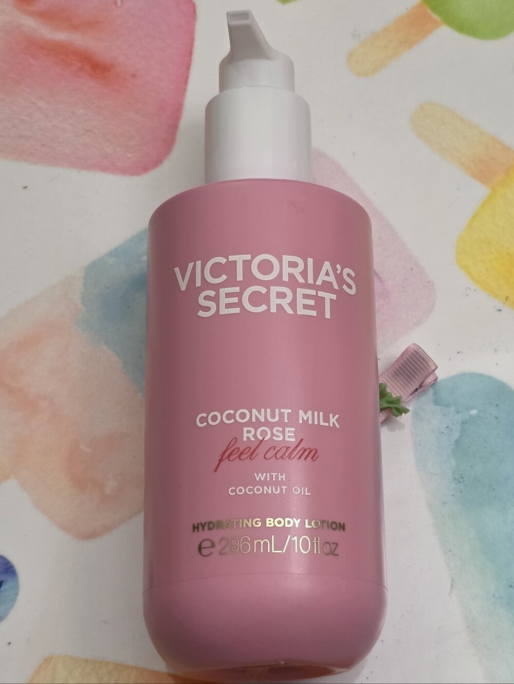 Victoria's Secret Coconut Milk Rose Hydrating Body Lotion 10oz NEW Pink Bottle